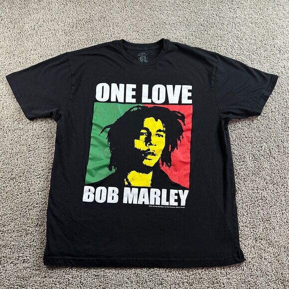 Bob Marley Other - Bob Marley Zion Rootswear Shirt Mens XL Black 2011 One Love Jamaica Collection